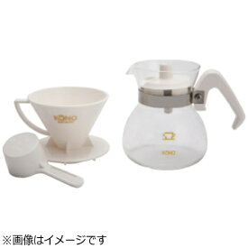 KONO｜コーノ 名門2人用 ドリッパーセット ホワイト MDN20WH[MDN20WH]