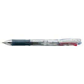 ゼブラ｜ZEBRA クリップ-オン スリム4C 多色ボールペン 透明 B4A5-C [0.7mm]