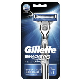 ジレット｜Gillette Gillette（ジレット） マッハシンスリーターボ ホルダー 替刃1個付 〔ひげそり〕