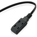 ELECOM｜エレコム モバイル電源タップ ブラック T-M310BK [1.0m /3個口 /スイッチ無][TM310BK]
