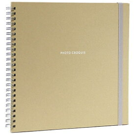 ナカバヤシ｜Nakabayashi かける〜のエアー台紙アルバム フォトクロッキーSサイズ（ベージュ）アKASWF130V