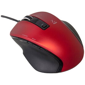 ナカバヤシ｜Nakabayashi マウス Digio2 Zシリーズ レッド MUS-UKF120R [BlueLED /有線 /5ボタン /USB]