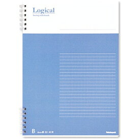 ナカバヤシ｜Nakabayashi スイング・ロジカル Wリングノート タテ NW-B501B [セミB5・B5 /6mm(B罫) /ロジカル罫]