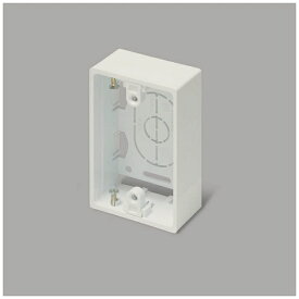 マサル工業｜MASARU INDUSTRIES ニュー・エフ用露出ボックス 1個用浅型 ミルキー 個袋 SFBAEH13