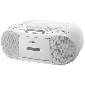 ソニー｜SONY CDラジオカセットレコーダー ホワイト CFD-S70(W) [ワイドFM対応 /CDラジカセ][CFDS70WC]【rb_cpn】