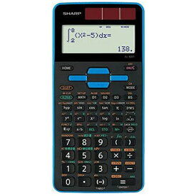 SHARP｜シャープ スタンダード関数電卓 ピタゴラス ブルー EL-509T-AX [10桁][EL509T]