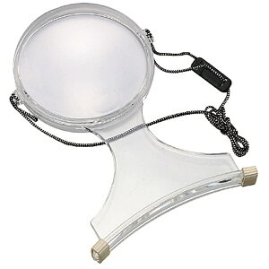 【エントリーで最大全額ポイント還元|11/5迄】 名古屋眼鏡|Nagoya Gankyo 手芸用 首掛けルーペ(2倍&4倍)6500-P