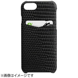 ROA｜ロア iPhone 7用　レザーケース Lizard Leather Back Case　ブラック　SLG Design SD8116i7
