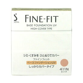 花王｜Kao FINE FIT（ファインフィット）ベースファンデーションUV しっかりカバータイプM a レフィル 10g 411N ピンク