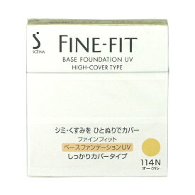 花王｜Kao FINE FIT（ファインフィット）ベースファンデーションUV しっかりカバータイプM a レフィル 10g 114N オークル