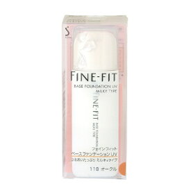 花王｜Kao FINE FIT（ファインフィット）ベースファンデーションUV ミルキィタイプ 25g 118 オークル