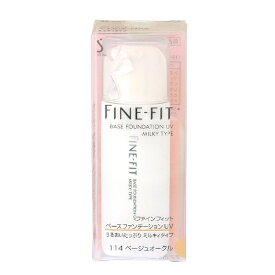 花王｜Kao FINE FIT（ファインフィット）ベースファンデーションUV ミルキィタイプ 25g 114 ベージュオークル