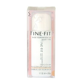 花王｜Kao FINE FIT（ファインフィット）ベースファンデーションUV ミルキィタイプ 25g 113 オークル