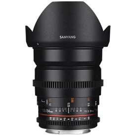 SAMYANG｜サムヤン カメラレンズ 24mm T1.5 VDSLR ED AS IF UMCII ブラック [ソニーA(α) /単焦点レンズ][CINE24MMT152ソニーアルファ]