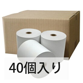 ビックカメラオリジナル レジスター用 感熱レジロール紙(サーマル紙) 40個入り【幅58mm×外径80mm】[レジスターヨウカンネツロールシ40コイ]