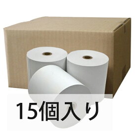 ビックカメラオリジナル レジスター用 感熱レジロール紙(サーマル紙) 15個入り【幅80mm×外径80mm】[レジスターヨウカンネツロールシ15コイ]【rb_pcp】