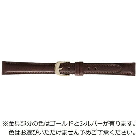 バンビ｜BAMBI 時計バンド 牛革 エコピュアラ かん幅10mm 美錠幅10mm 【金具色指定不可】 ダークブラウン BEA010BF