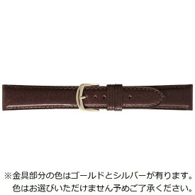 バンビ｜BAMBI 時計バンド 牛革 エコピュアラ かん幅19mm 美錠幅16mm 【金具色指定不可】 ダークブラウン BEA011BR