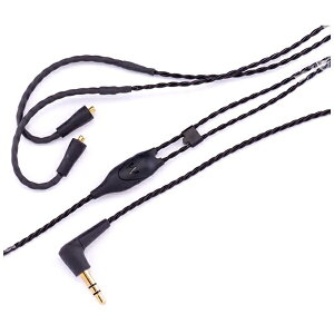 WESTONE�b�E�F�X�g�� ���P�[�u��(MMCX�[�q��3.5mm�X�e���I�~�j�[�q/�u���b�N]�@WST-RC-ESUM52BLK�@1.32m�R�[�h�yrb_audio_cpn�z