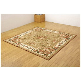 イケヒコ｜IKEHIKO ラグ 撥水キャンベル(261×261cm/ベージュ)