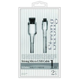 オズマ｜OSMA ［micro USB］USBケーブル 充電・転送 2A （1m・ホワイト）IUD-STSP100W [1.0m]