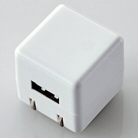 ELECOM｜エレコム オーディオ用AC充電器/for Walkman/CUBE/1A出力/USB1ポート(ホワイト)　AVS-ACUAN007WH