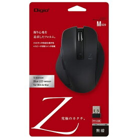 ナカバヤシ｜Nakabayashi マウス Digio2 Zシリーズ ブラック MUS-RKF129BK [BlueLED /無線(ワイヤレス) /5ボタン /USB]