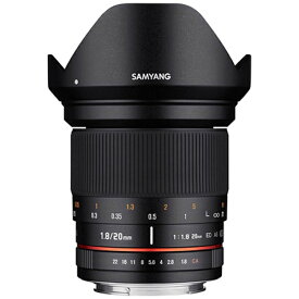 SAMYANG｜サムヤン カメラレンズ 20mm F1.8 ED AS UMC ブラック [ニコンF /単焦点レンズ][20MMF18ニコンAE]