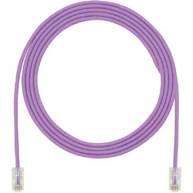 パンドウイット｜PANDUIT パンドウイット　カテゴリ5E細径パッチコード　2m　紫 UTP28CH2MVL