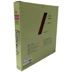 ユタカメイク｜YUTAKA ユタカ　縫製用マジックテープ切売り箱　B　25mm×25m　レッド PG-523