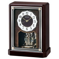 【エントリーで最大2万ポイント当たる｜6/25まで】 SEIKO｜セイコー 置き時計 【スタンダード】 濃茶木地…