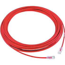 パンドウイット｜PANDUIT パンドウイット　カテゴリ6A細径パッチコード　15m　赤　UTP28X15MRD