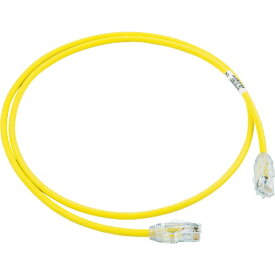 パンドウイット｜PANDUIT パンドウイット　カテゴリ6A細径パッチコード　2m　黄　UTP28X2MYL