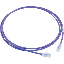 パンドウイット｜PANDUIT パンドウイット　カテゴリ6A細径パッチコード　2m　紫　UTP28X2MVL