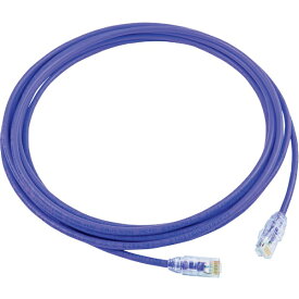 パンドウイット｜PANDUIT パンドウイット　カテゴリ6A細径パッチコード　5m　紫　UTP28X5MVL
