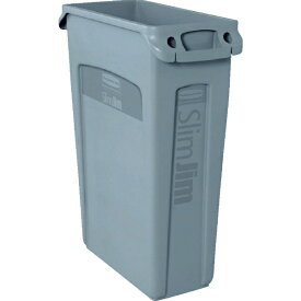 ニューウェルラバーメイド｜NEWELL RUBBERMAID エレクター ラバーメイド 通気孔付きスリムジムコンテナ エレクター グレイ 3540-6075 [87L]