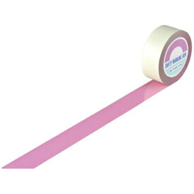 日本緑十字｜JAPAN GREEN CROSS 緑十字 ガードテープ（ラインテープ） ピンク 50mm幅×100m 屋内用 148067《※画像はイメージです。実際の商品とは異なります》