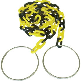ニッサチェイン｜NISSA CHAIN ニッサチェイン　コーンチェイン　2．5m　黄×黒　C-265《※画像はイメージです。実際の商品とは異なります》