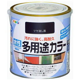 アサヒペン｜Asahipen アサヒペン　水性多用途カラー　0．7L　ツヤ消し黒　460936