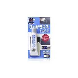 ソフト99｜soft99 09009　99工房　補修用品　うすづけパテ　シルバーメタリック　内容量：60g　自動車ボディの深さ2mmまでのキズ及び厚付けパテのピンホール（巣穴）の補修