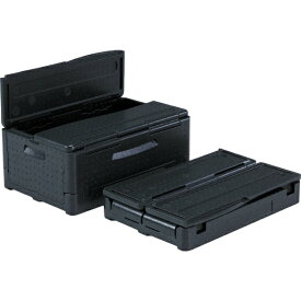 三甲｜サンコー 折りたたみコンテナー オリコン 38L ブラック SKO-EP38B-BK