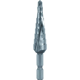 トラスコ中山｜TRUSCO NAKAYAMA TRUSCO　六角軸ステップドリル　2枚刃　4〜12mm　TSDS12