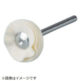 トラスコ中山｜TRUSCO NAKAYAMA TRUSCO 平型ブラシ ネオセーム 合成皮革 外径Φ23X軸長40X軸Φ3 233H-13《※画像はイメージです。実際の商品とは異なります》