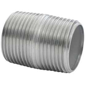 トラスコ中山｜TRUSCO NAKAYAMA TRUSCO　ねじ込み管継手　SUS　ニップル　15A　TNN-15A《※画像はイメージです。実際の商品とは異なります》