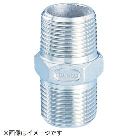 トラスコ中山｜TRUSCO NAKAYAMA TRUSCO　ねじ込み管継手　SUS　六角ニップル　25A　TSTN-25A《※画像はイメージです。実際の商品とは異なります》