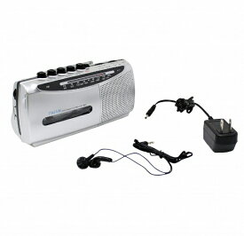 WINTECH｜ウィンテック モノラルラジカセ WINTECH(ウィンテック) シルバー SCT-M200S [ワイドFM対応][SCTM200S]