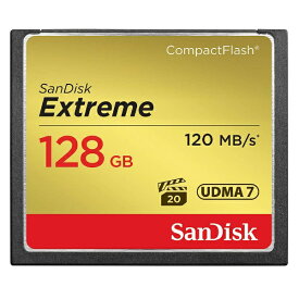 サンディスク｜SanDisk コンパクトフラッシュ Extreme（エクストリーム） SDCFXSB-128G-J61 [128GB][SDCFXSB128GJ61]