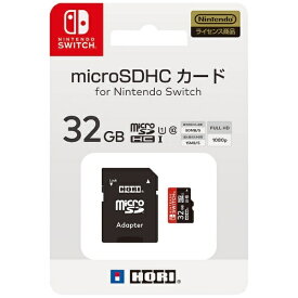 HORI｜ホリ マイクロSDカード for Nintendo Switch 32GB NSW-043【Switch/Switch 有機EL/Switch Lite】
