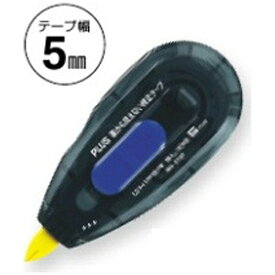 PLUS｜プラス [修正テープ] ホワイパースライド (テープ幅5mm×長さ10m) ブラック／ブルー WH-015P