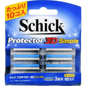 シック｜Schick Schick（シック） プロテクター 3Dシンプル替刃10個入 〔ひげそり〕[替え刃 髭剃り ヒゲソリ]【rb_pcp】